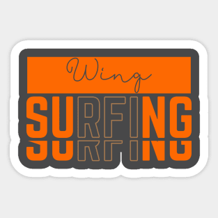 Wing Surfing Sticker